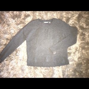 Athleta grey crew neck sweatshirt